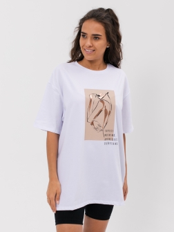 футболка женская  Белый