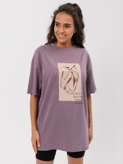 футболка женская  Фиолетовый