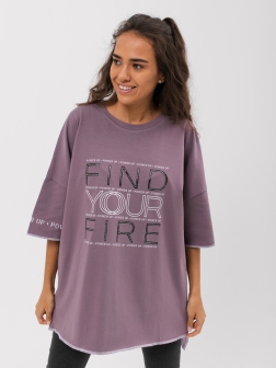 футболка женская  Фиолетовый