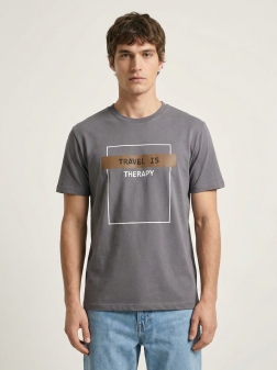 ФУТБОЛКА МУЖСКАЯ темно-серый