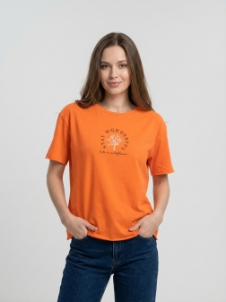 ФУТБОЛКА ЖЕНСКАЯ Оранжевый