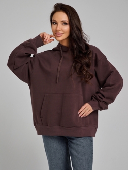 ЖЕНСКАЯ ТОЛСТОВКА Коричневый