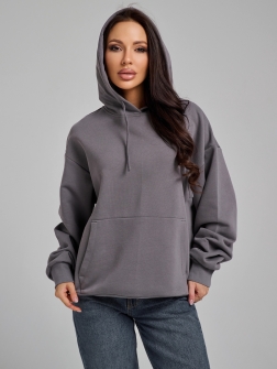 ЖЕНСКАЯ ТОЛСТОВКА Светло-серый