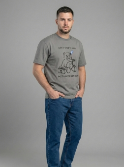 ФУТБОЛКА МУЖСКАЯ Темно серый