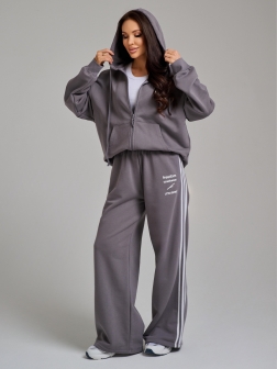 СПОРТИВНЫЙ КОСТЮМ ЖЕНСКИЙ  светло-серый