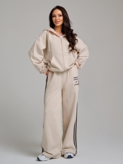 СПОРТИВНЫЙ КОСТЮМ ЖЕНСКИЙ  светло-бежевый