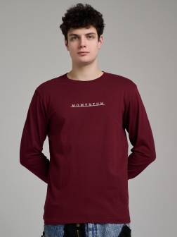 ЛОНГСЛИВ МУЖСКОЙ Бордовый