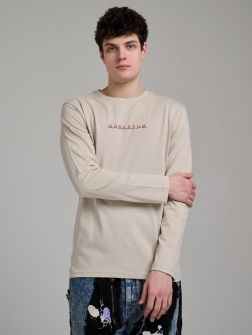 ЛОНГСЛИВ МУЖСКОЙ Бежевый