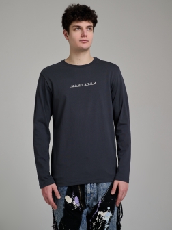 ЛОНГСЛИВ МУЖСКОЙ Темно серый
