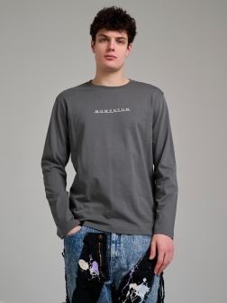 ЛОНГСЛИВ МУЖСКОЙ темно-серый