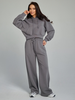 СПОРТИВНЫЙ КОСТЮМ ЖЕНСКИЙ  светло-серый