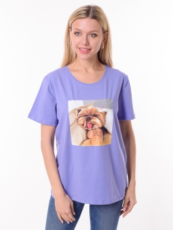 футболка женская Лиловый