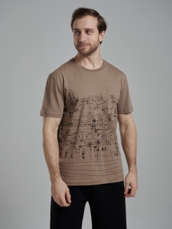 ФУТБОЛКА МУЖСКАЯ Коричневый