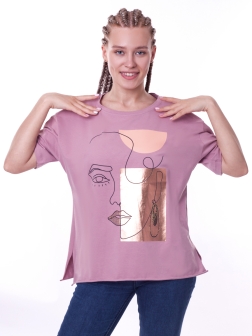 футболка женская  Малиновый