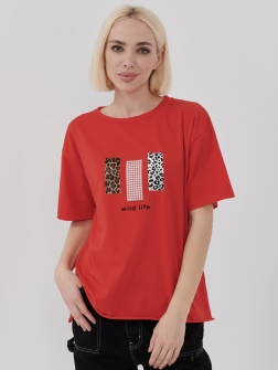 ФУТБОЛКА ЖЕНСКАЯ Красный
