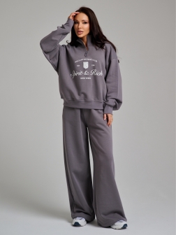 СПОРТИВНЫЙ КОСТЮМ ЖЕНСКИЙ  светло-серый