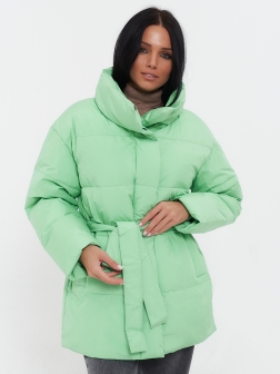 Женская зимняя куртка великан зеленый
