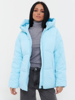 Женская зимняя куртка Голубой