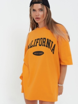 футболка женская  Оранжевый