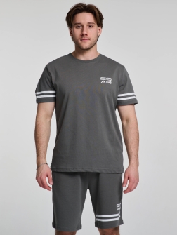 КОСТЮМ С ШОРТАМИ  темно-серый