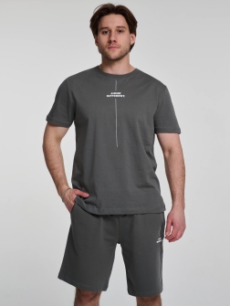 КОСТЮМ С ШОРТАМИ  темно-серый