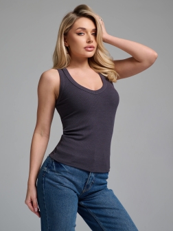 МАЙКА ЖЕНСКАЯ Темно серый