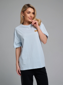 ФУТБОЛКА ЖЕНСКАЯ Голубой