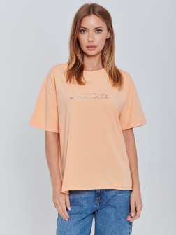 футболка женская  Оранжевый