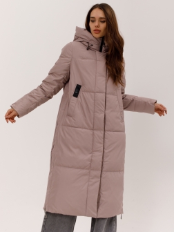 Женская зимняя куртка сиреневый