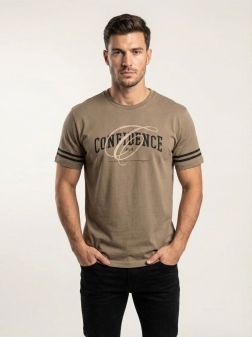 ФУТБОЛКА МУЖСКАЯ Коричневый