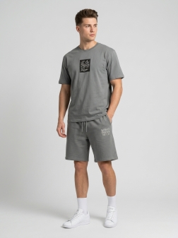 КОСТЮМ С ШОРТАМИ  темно-серый