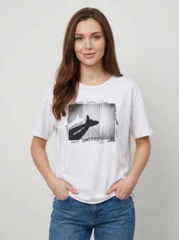 ФУТБОЛКА ЖЕНСКАЯ Белый