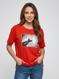 ФУТБОЛКА ЖЕНСКАЯ Красный