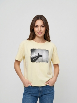 ФУТБОЛКА ЖЕНСКАЯ лимон желтый