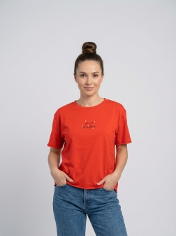 ФУТБОЛКА ЖЕНСКАЯ Красный