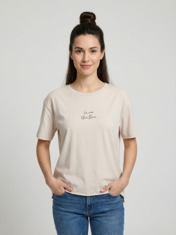 ФУТБОЛКА ЖЕНСКАЯ Бежевый