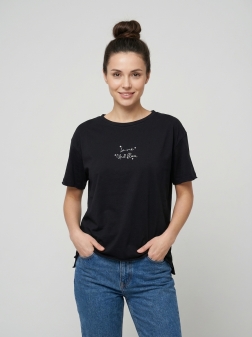 ФУТБОЛКА ЖЕНСКАЯ Черный