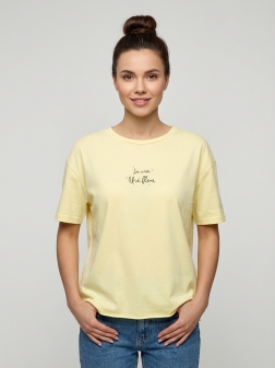 ФУТБОЛКА ЖЕНСКАЯ лимон желтый