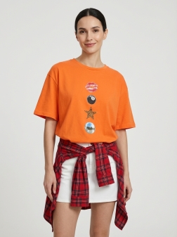 ФУТБОЛКА ЖЕНСКАЯ Оранжевый