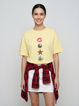 ФУТБОЛКА ЖЕНСКАЯ лимон желтый