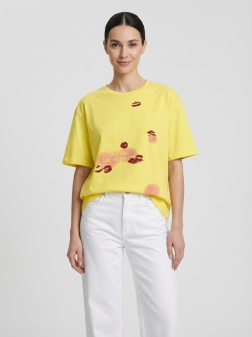 ФУТБОЛКА ЖЕНСКАЯ лимон желтый