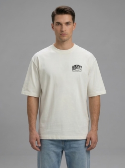 ФУТБОЛКА ОВЕРСАЙЗ МУЖСКАЯ  Белый