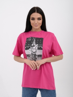 футболка женская  Розовый