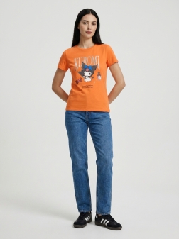 ФУТБОЛКА ЖЕНСКАЯ Оранжевый