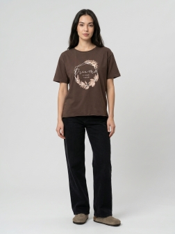 ФУТБОЛКА ЖЕНСКАЯ Коричневый