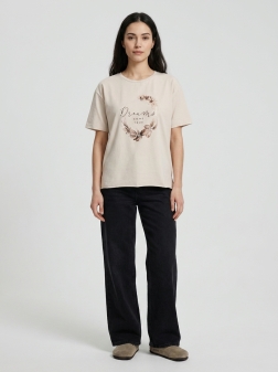 ФУТБОЛКА ЖЕНСКАЯ Бежевый