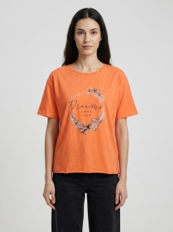 ФУТБОЛКА ЖЕНСКАЯ Оранжевый