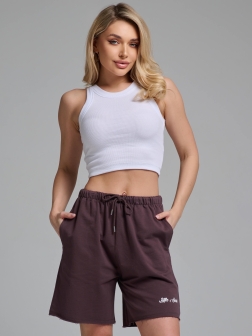 ШОРТЫ ЖЕНСКИЕ темно коричневый