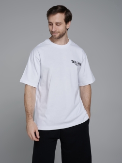 ФУТБОЛКА ОВЕРСАЙЗ МУЖСКАЯ  Белый