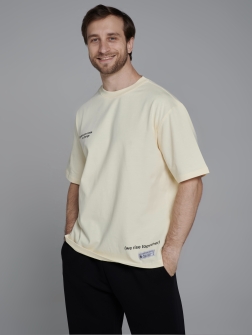 ФУТБОЛКА ОВЕРСАЙЗ МУЖСКАЯ  Желтый